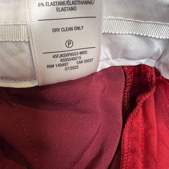 Favorite Daughter The Amore Pant Women’s Red Velvet Maroon Size 4 NWT - Picture 11 of 11